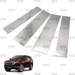 เสาแปะข้างประตู สแตนเลส 4 ประตู 4 ชิ้น สีโครเมี่ยม สำหรับ Isuzu MU-X Mux SUV 2WD 4WD ปี 2021-2023
